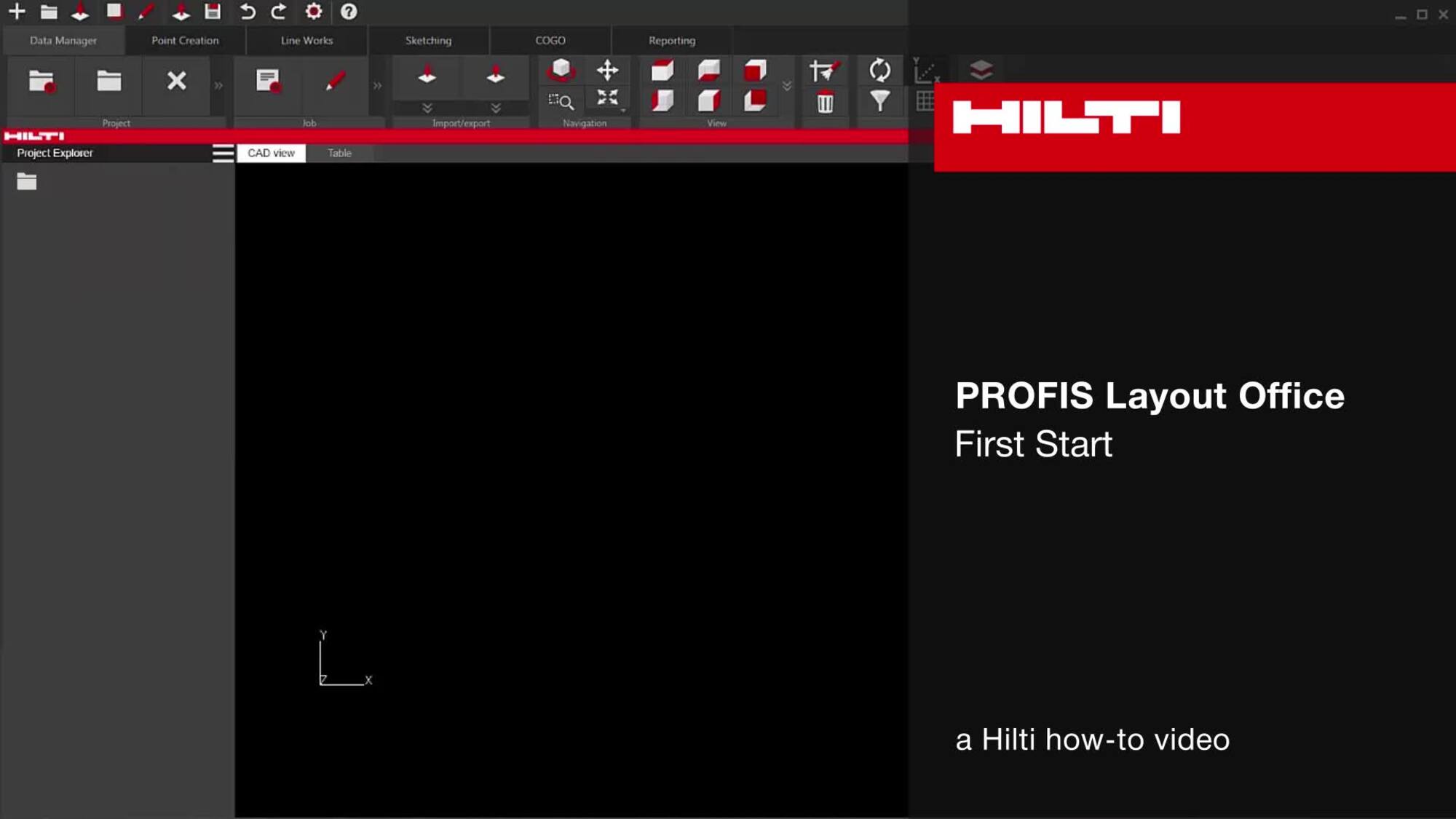 PROFIS レイアウト オフィス - 迅速なスタートとクリーンアップ。