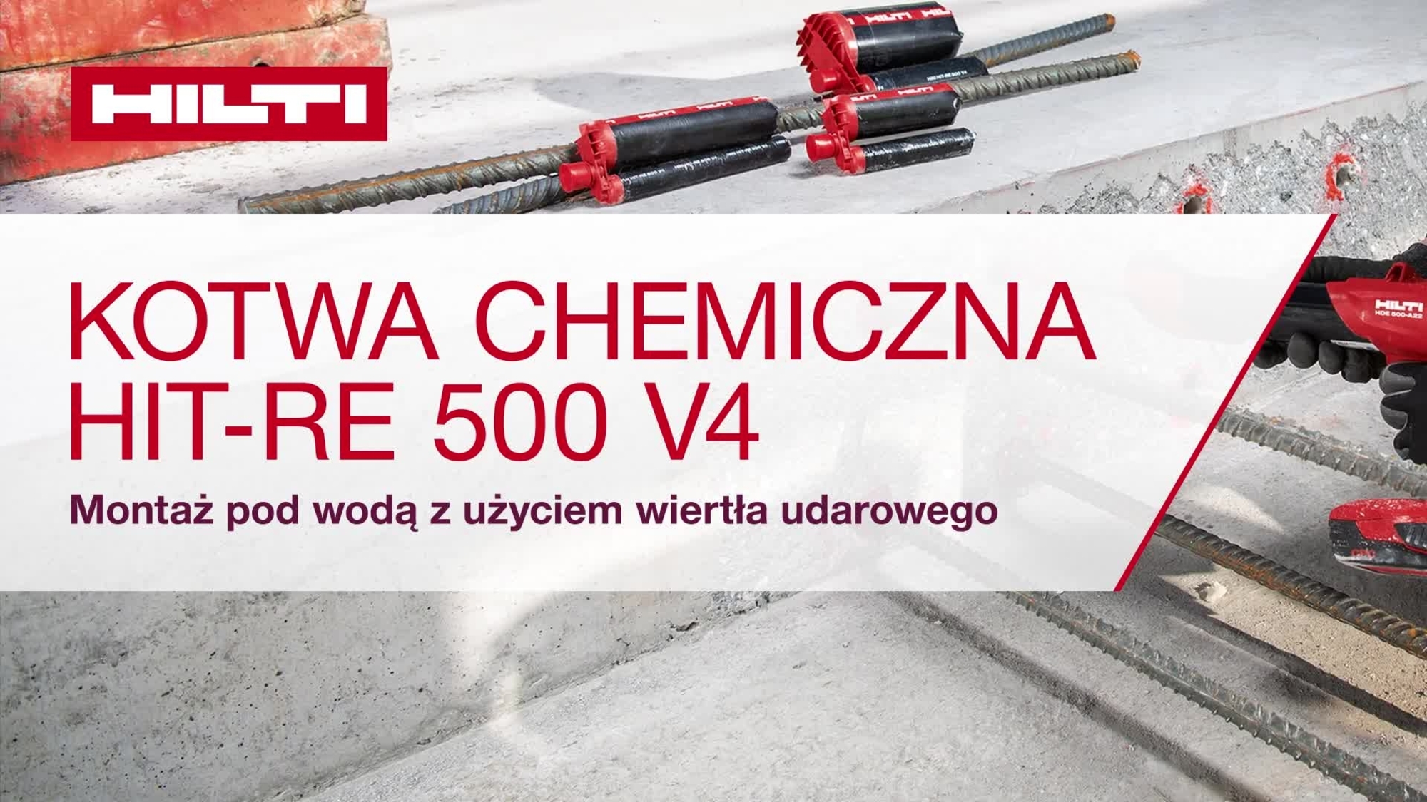 Dowiedz się, jak instalować RE500 V4 pod wodą