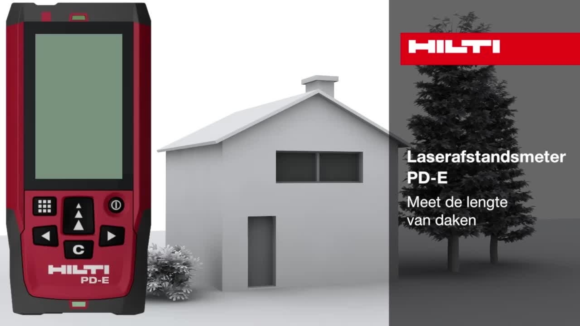 PD-E - Mesure de la longueur de toit.