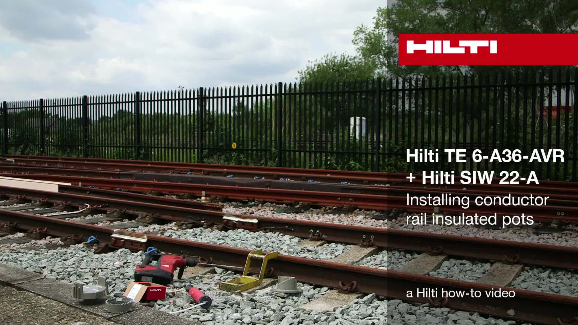 SIW 22-A rail conductor insulated pots installation how-to