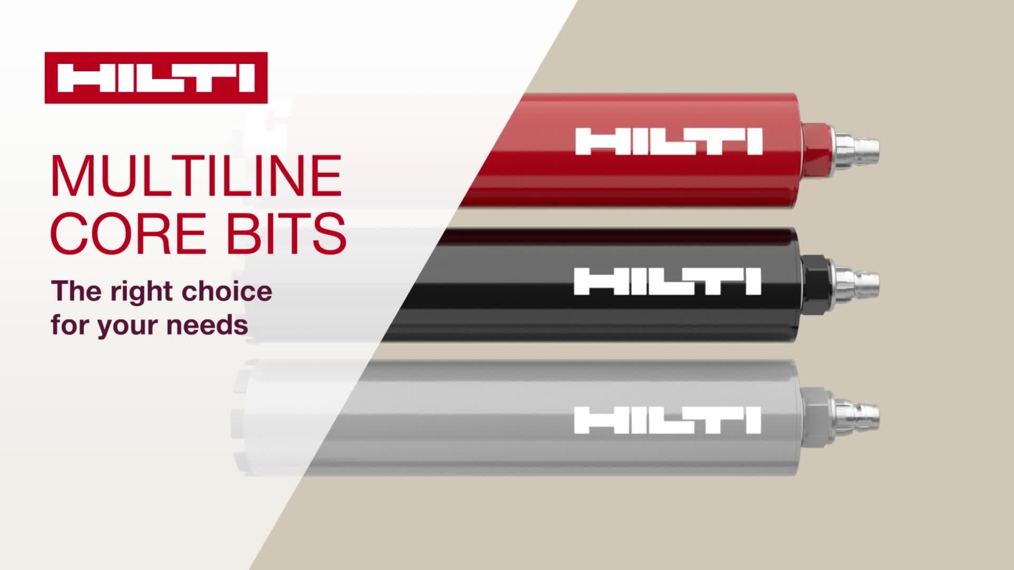 Reklamné video z kompletného portfólia multilíniových vŕtacích koruniek P-line
