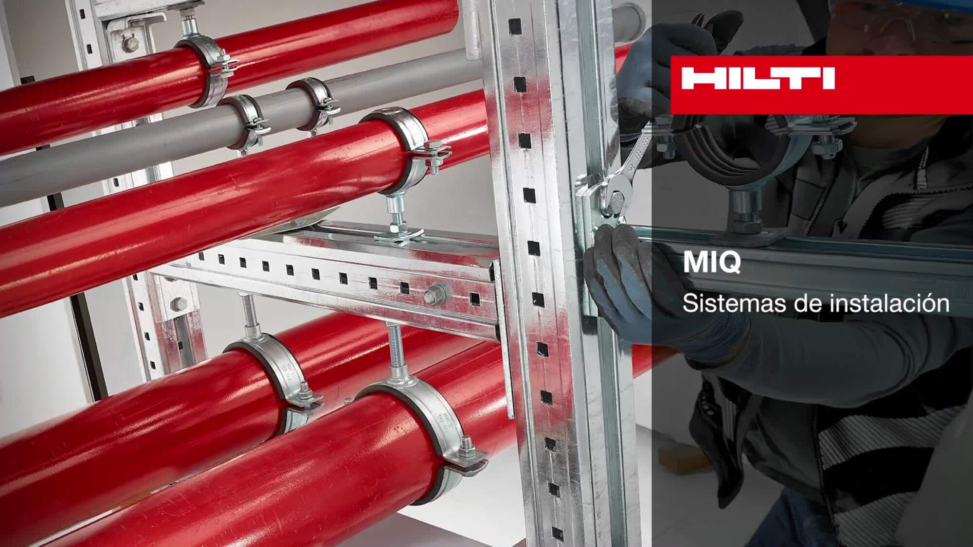Sistema de carril MIQ: instalación.