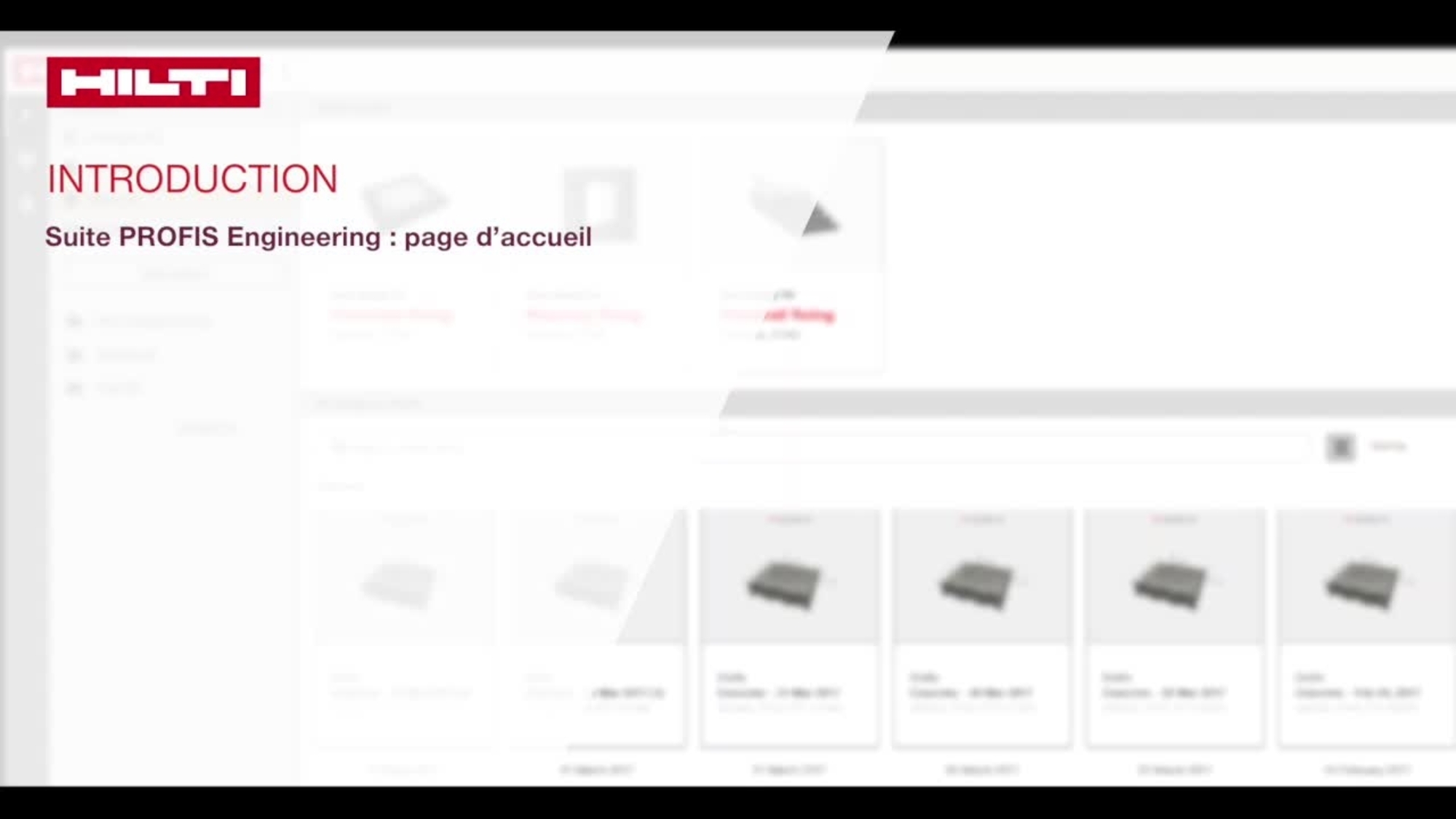 Leer over de functies van Hilti PROFIS Engineering en hoe u uw projecten, ontwerpbestanden en programma-instellingen beheert 