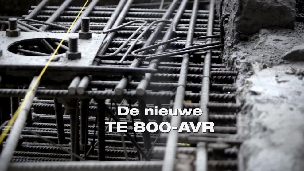 TE 800 breekhamer. Gebouwd om te dreunen. NL