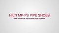 Hilti MP-PS csőbilinek – az állítható univerzális csőtartó