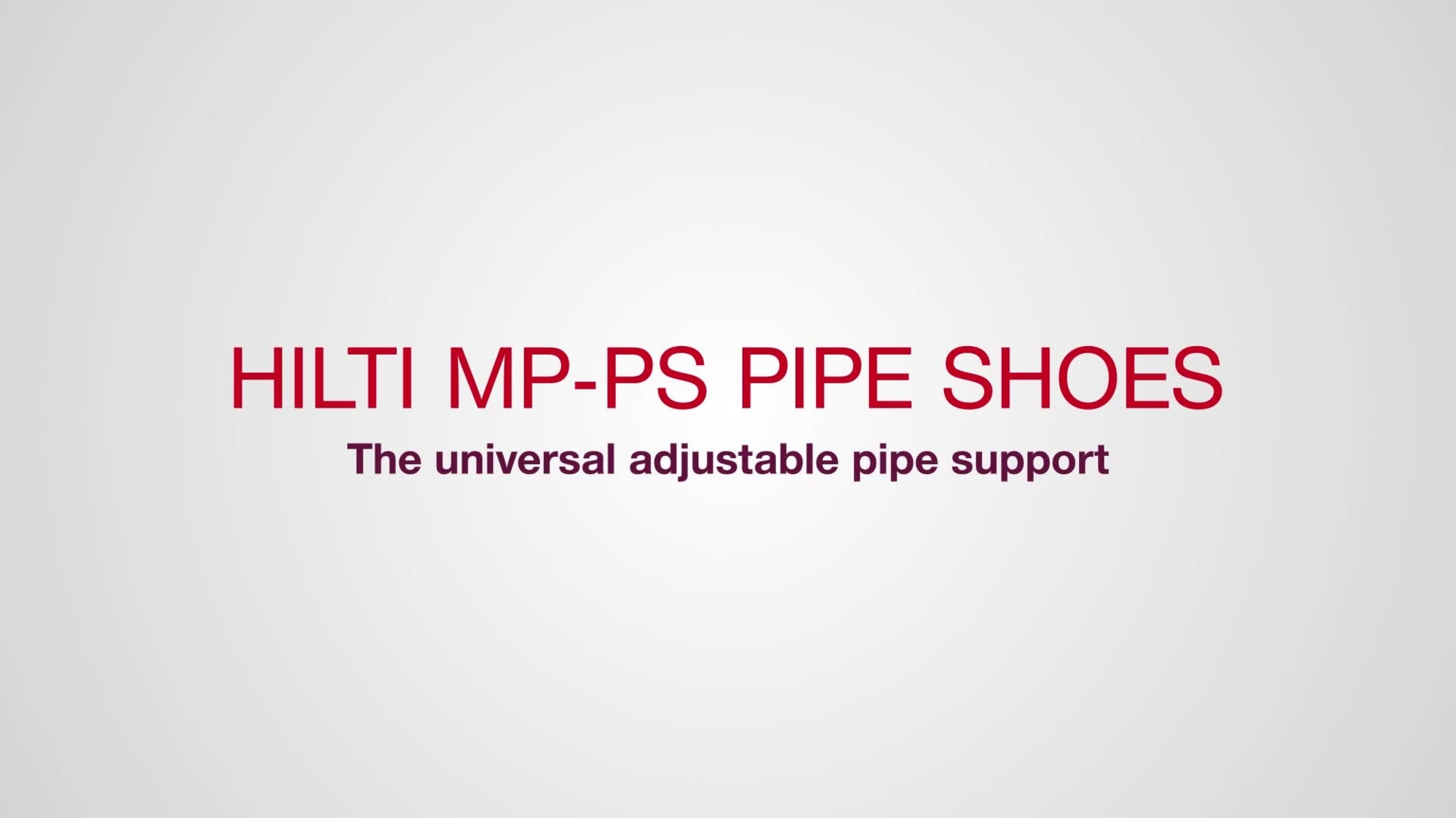 Hilti MP-PS csőbilinek – az állítható univerzális csőtartó