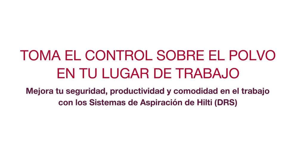 Descripción general de la cartera de soluciones de eliminación del polvo de Hilti, incluidos insertos, herramientas y aspiradoras. El vídeo explica las mejoras de comodidad de trabajo, seguridad y productividad. 