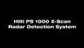 PS 1000 X-Scan – radar detection system.