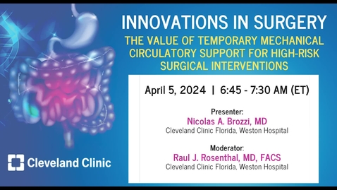 Thumbnail for entry Innovations In Surgery - April 5, 2024