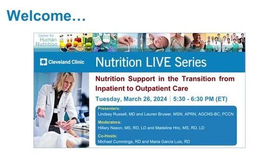 Nutrition Live - Mar. 26, 2024