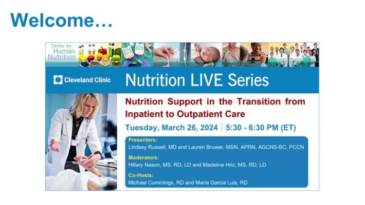 Nutrition Live - Mar. 26, 2024
