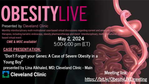 Thumbnail for entry ObesityLIVE - May 2, 2024