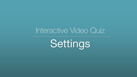 Thumbnail for Interactive Video Quiz - Settings