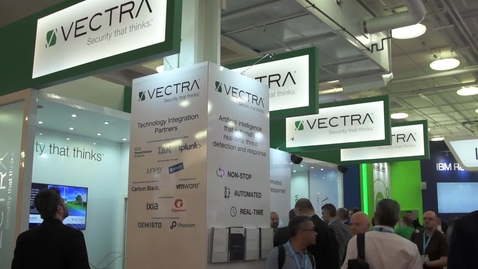 Thumbnail for InfoSecurity 2017 Exhibitor 'promo' video (Vectra)