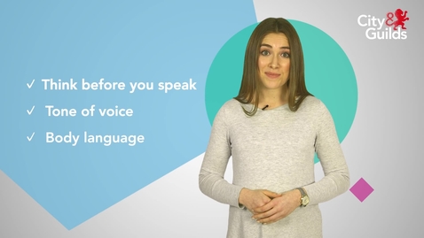 Thumbnail for Learning Video: Speaking and Listening (City&amp;Guilds)