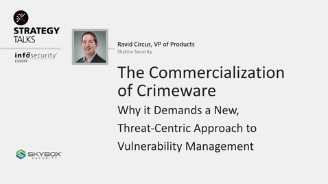 Thumbnail for Presentation at InfoSec (SkyBox Security)