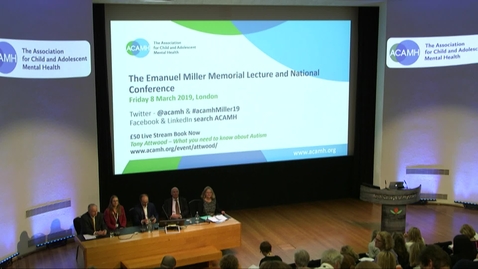 Thumbnail for The Emanuel Miller Memorial Conference Live Stream (ACAMH)