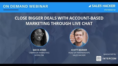 Thumbnail for entry Close Bigger Deals with Account-Based Marketing through Live Chat