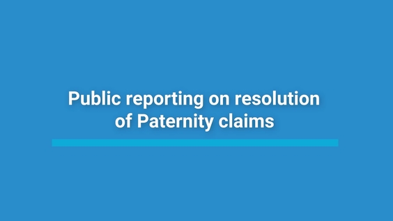 Paternity claims from sexual exploitation and abuse cases