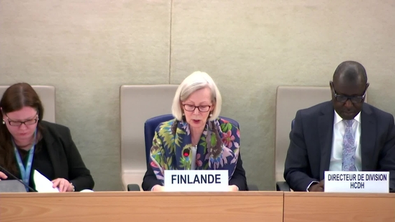 Finland, UPR Report Consideration - 44th meeting, 52nd Regular Session of Human Rights Council
