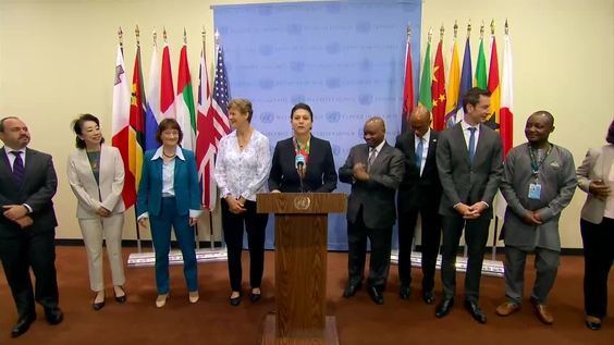 Impacts of climate change on peace and security in South Sudan - Security Council Media Stakeout
