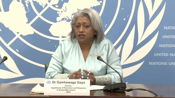 WHO – Press Conference: Prevention and response to sexual misconduct