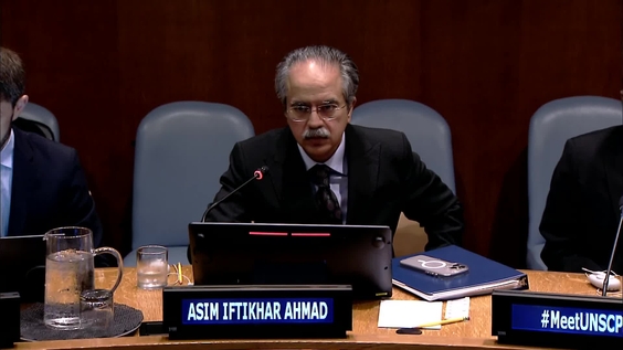 CSO Dialogue with United Nations Security Council President Asim Iftikhar Ahmad (Pakistan)