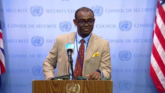 Al-Harith Idriss al-Harith Mohamed (Sudan) on the Situation in the Country - Security Council Media Stakeout