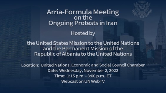 Arria Formula on the Ongoing Protests in Iran - Security Council Arria-Formula meeting