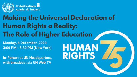 Making the Universal Declaration of Human Rights a Reality: The Role of Higher Education