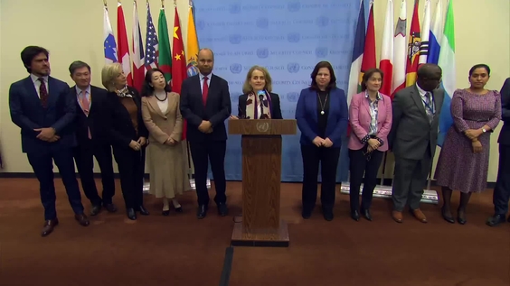 Joint Stakeout on Women in Colombia - Security Council Media Stakeout