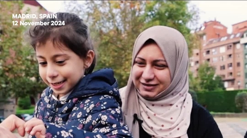 Gaza Family Rebuild Their Lives in Spain