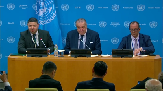 Press Conference: Amar Bendjama (Algeria) President of the Security Council for the month of January 2025 on the programme of work of the Security Council