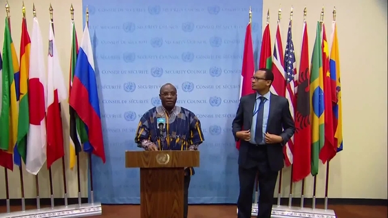 Joint Briefing by Gabon, Ghana &amp; Mozambique on the financing of African Union Peace Support Operations  - Security Council Media Stakeout