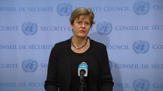 Barbara Woodward (United Kingdom) on Ukraine - Security Council Media Stakeout