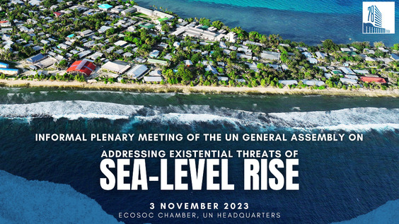 General Assembly: Informal meeting of the plenary on sea-level rise amidst the climate crisis, 78th session