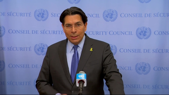 Informal comments to the media by Danny Danon, Permanent Representative of Israel to the United Nations, on the Middle East.