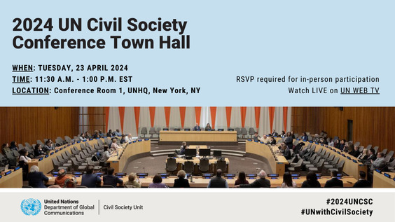 2024 UN Civil Society Conference Final Town Hall
