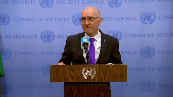 Robert Floyd (CTBTO) on nuclear disarmament and non-proliferation - Security Council Media Stakeout