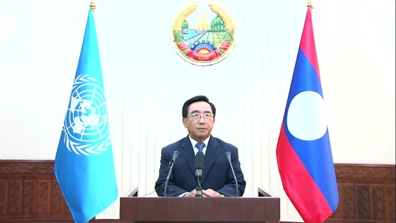 Lao People&#039;s Democratic Republic - Prime Minister Addresses General Debate, 76th Session