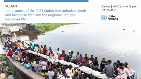 OCHA-UNHCR Sudan Response Plans Launch