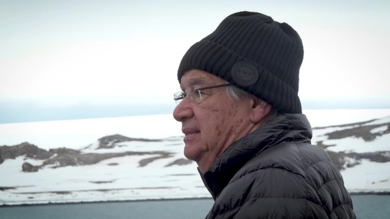 António Guterres (UN Secretary-General) message from Antarctica
