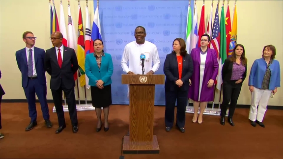 Joint stakeout on the situation of Libyan women and girls - Security Council Media Stakeout