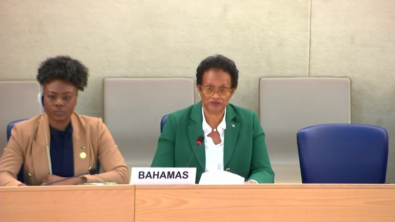 Bahamas, UPR Report Consideration - 32nd Meeting, 54th Regular Session of Human Rights Council