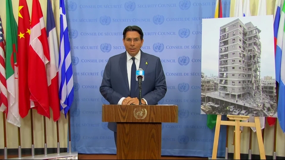 Danny Danon (Israel) on Iran - Security Council Media Stakeout
