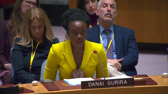 Danai Gurira (UN Women Goodwill Ambassador) Preventing conflict-related sexual violence through demilitarization and gender-responsive arms control - Security Council, Open Debate, 9614th meeting
