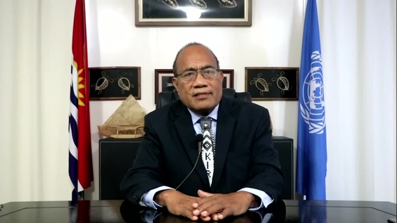 Kiribati - President Addresses General Debate, 76th Session