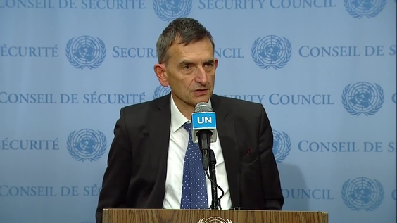 Volker Perthes (Special Representative) on the sitaution in the Sudan - Security Council Media Stakeout