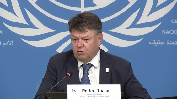 WMO - Press conference:  Greenhouse Gas Bulletin