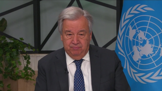 António Guterres (Secrétaire général) à l'occasion de la Journée mondiale  de la liberté de la presse 2024